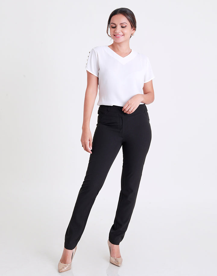 Formal Pants with Front Button