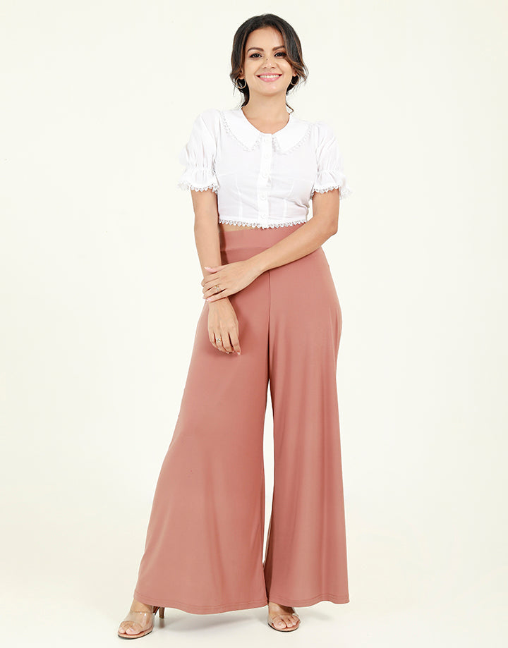 High Waisted Flared Pant