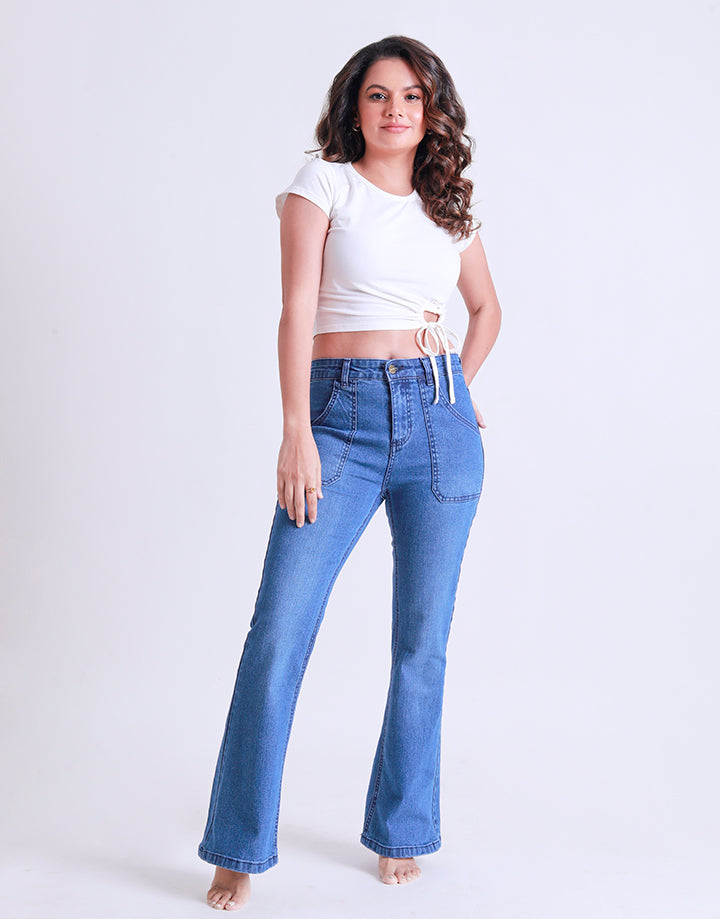 Ladies Jeans with Deep Pockets 321BC Spring & Summer