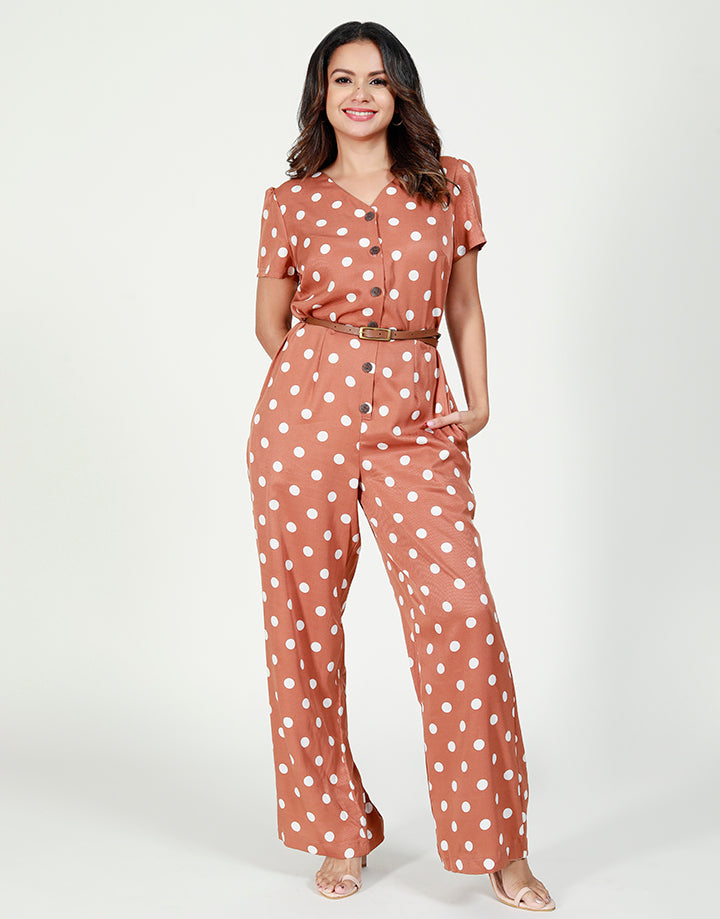 Polka Dotted Jumpsuit