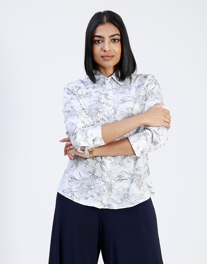 Print Blouse Shirt.