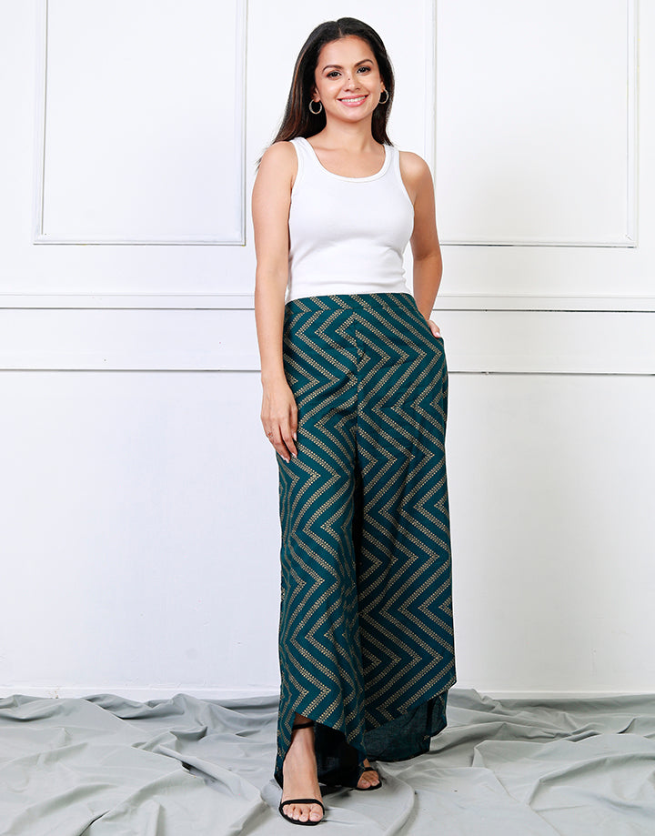 Printed Tulip Hem Pant Spring & Summer