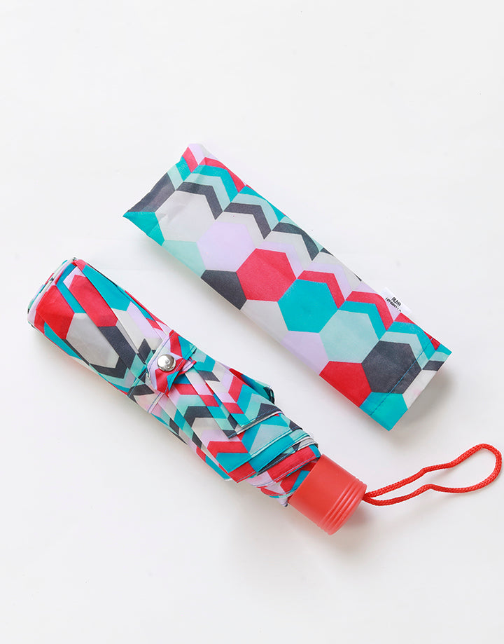 ALIYA 3 Folding Printed Umbrella