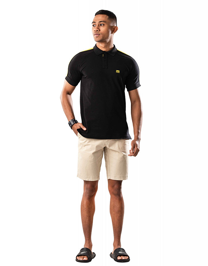 Moose Men’s Edgy Bi – Color Polo T – Shirt