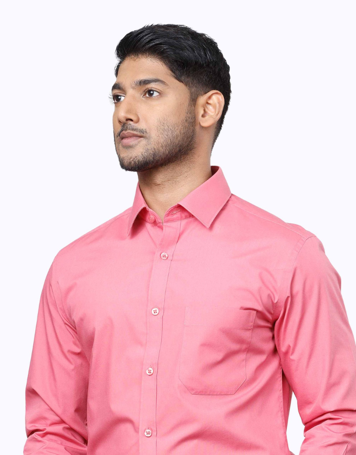 Bluefort Pink Poplin Shirt