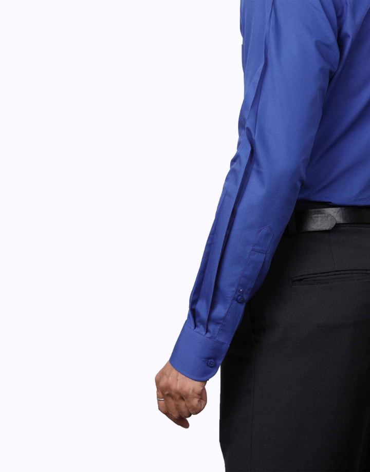 Bluefort Royal Blue Poplin Shirt