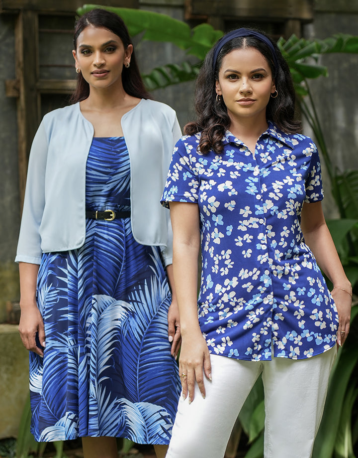 Printed Ladies Shirt Blouse