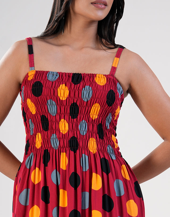 Smocked Bust with Tiered Maxi Dress – Spring & Summer