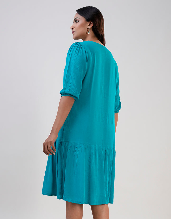 Puff Sleeve Charleston Dress
