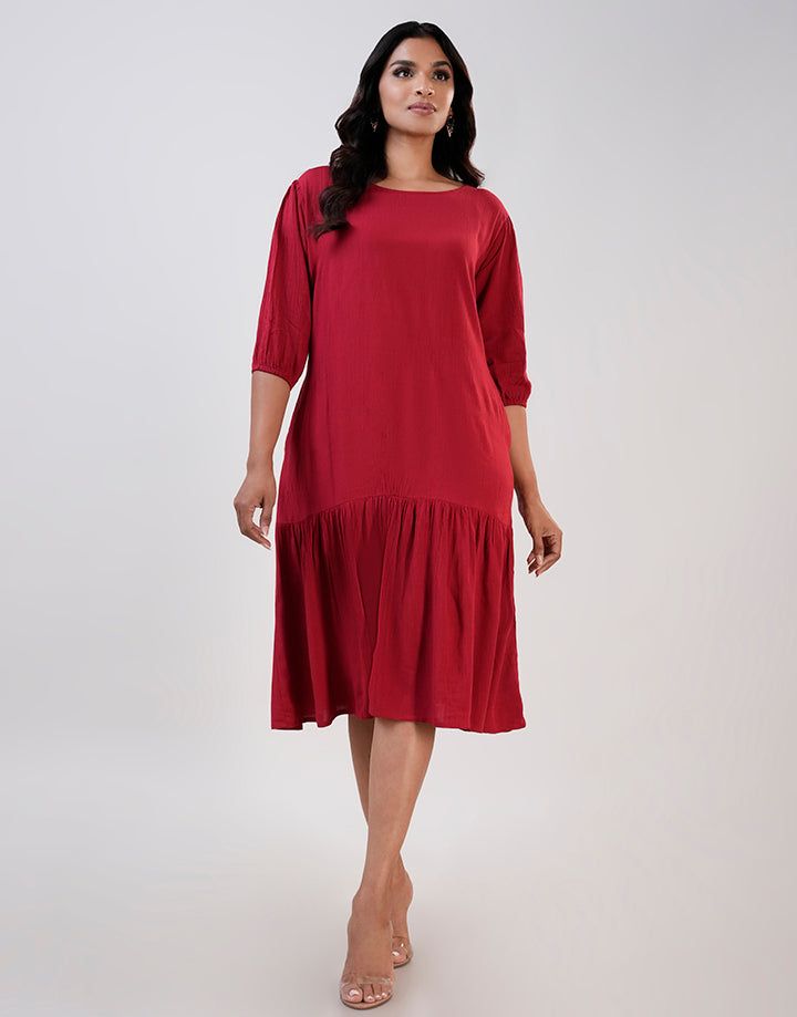 Puff Sleeve Charleston Dress