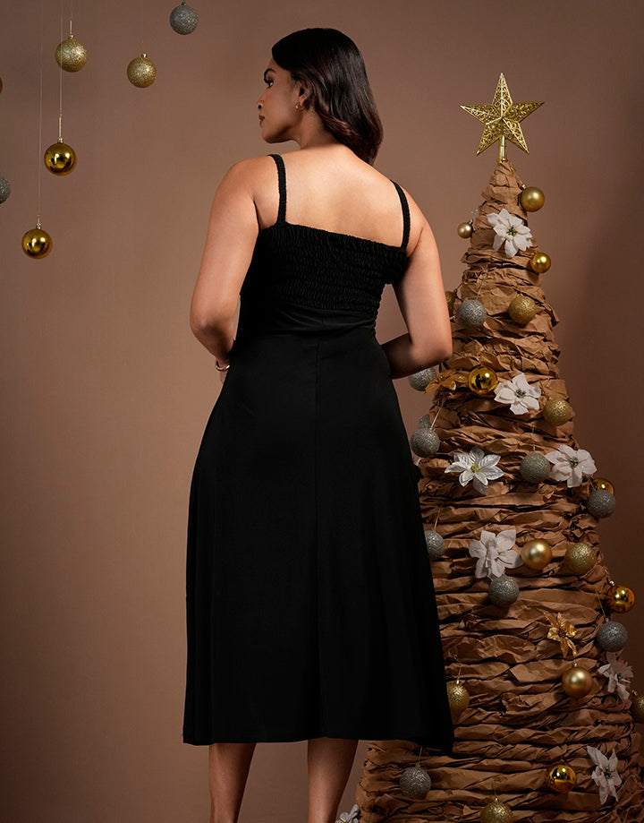 Smocked Strappy Dress