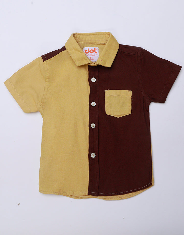 Double Colour Boys Shirt