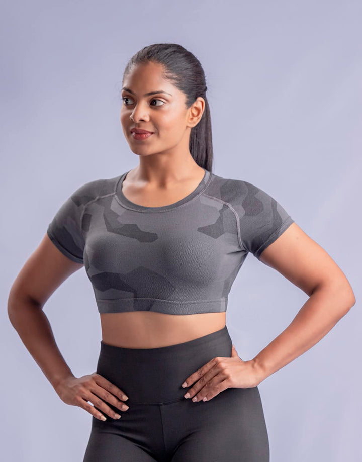 FITU Camo Crop Top