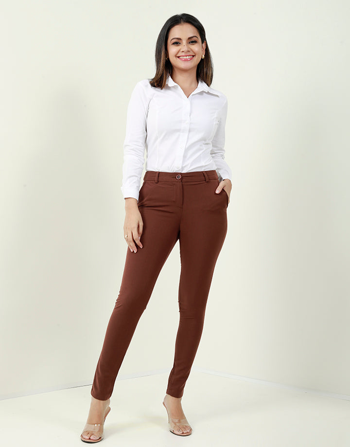 Formal Pants with Back Pockets