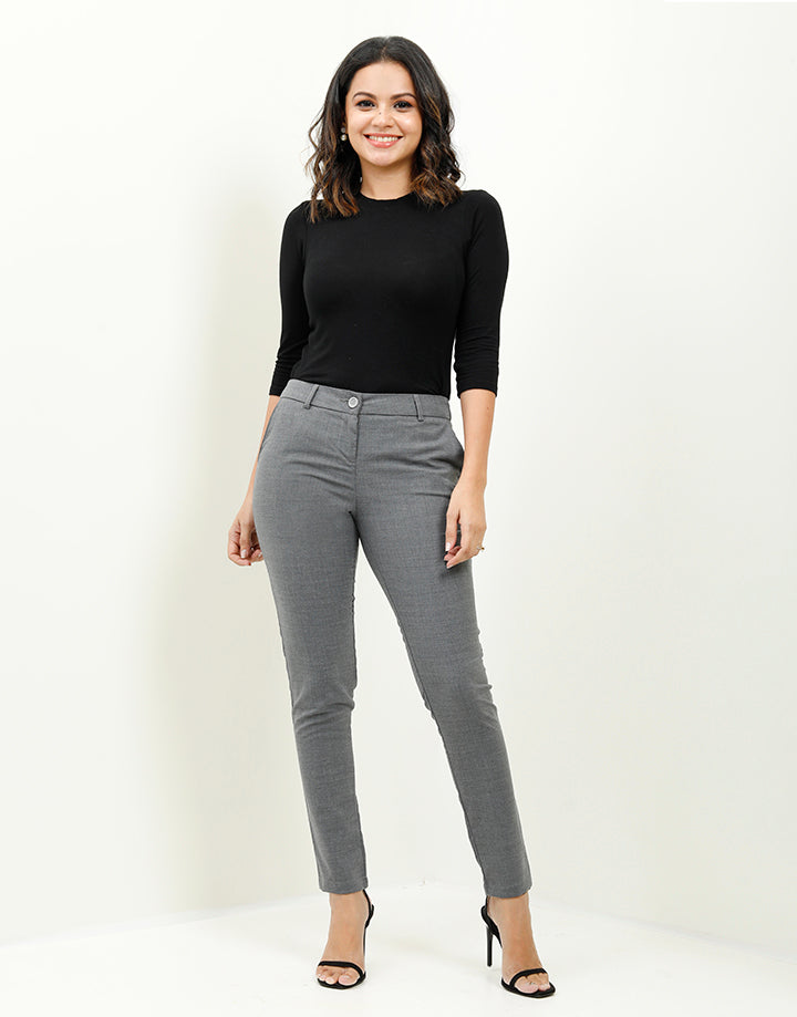 Formal Pants with Back Pockets