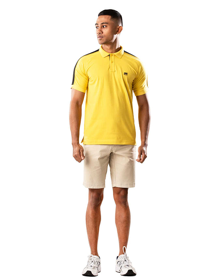 Moose Men’s Edgy Bi – Color Polo T – Shirt