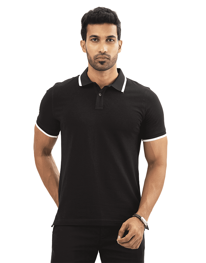 Moose Men’s Timeless Slim Fit Polo T-Shirt