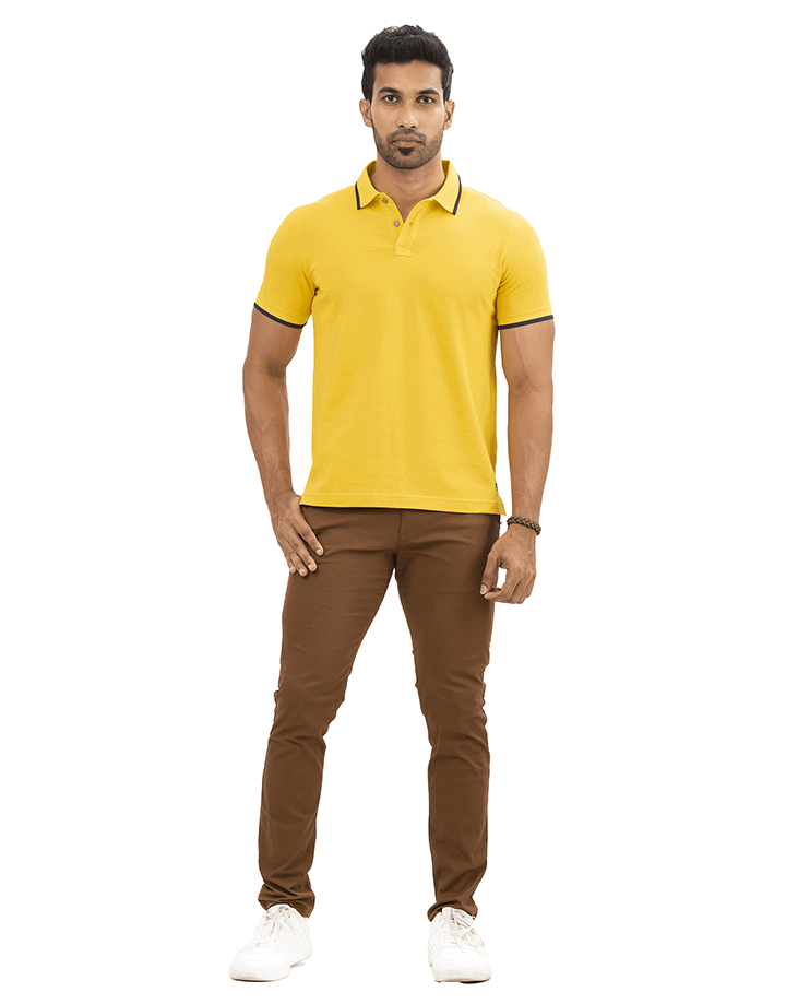 Moose Men’s Timeless Slim Fit Polo T-Shirt