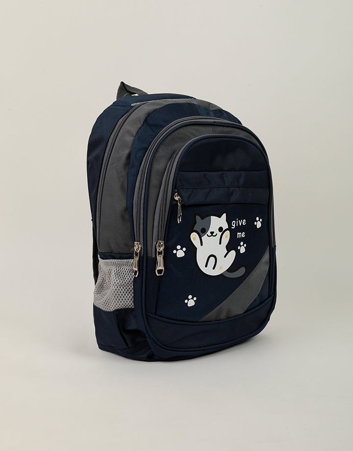 Printed Shoulder School Bag