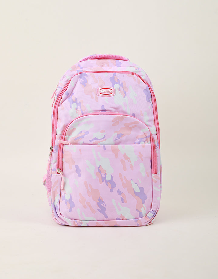 Printed Shoulder School Bag