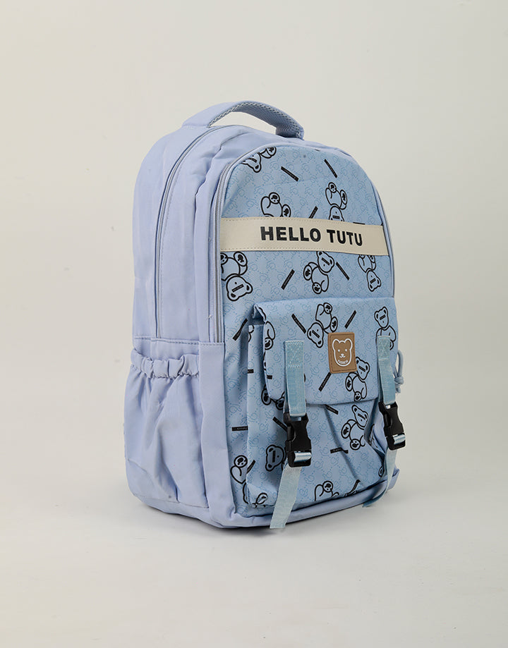 Printed Shoulder School Bag