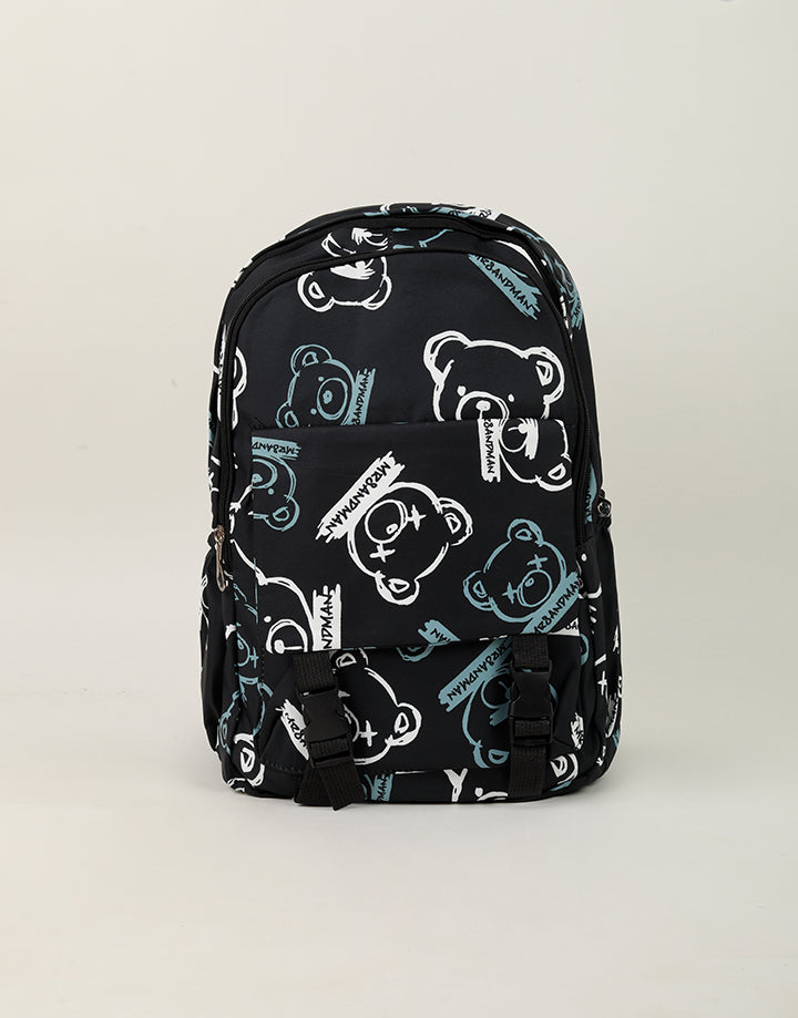 Printed Shoulder School Bag