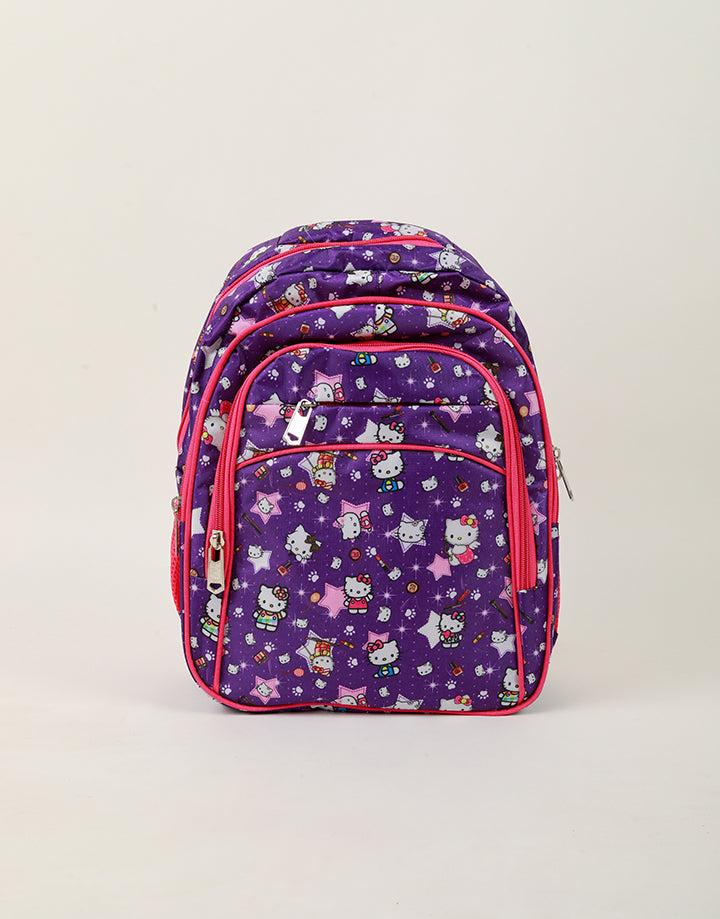 Printed Shoulder School Bag