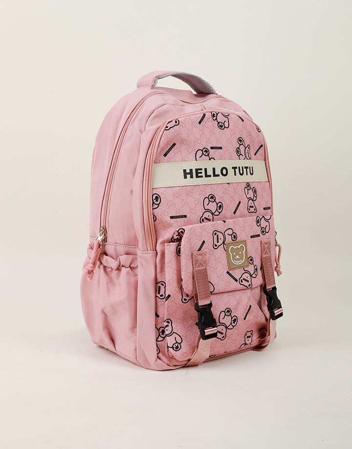 Printed Shoulder School Bag