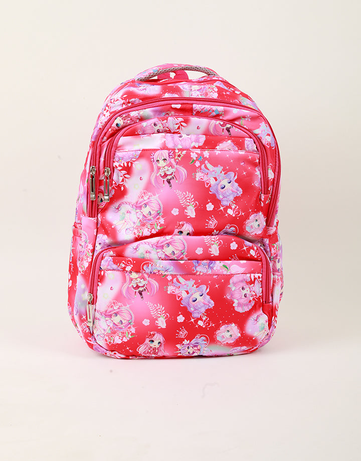 Printed Shoulder School Bag