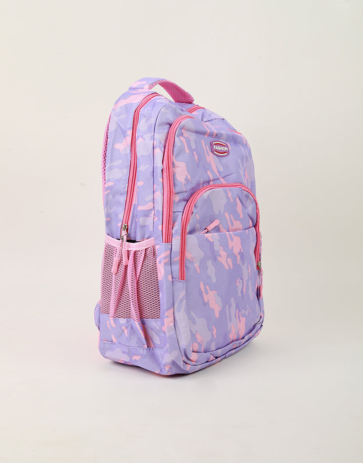 Printed Shoulder School Bag