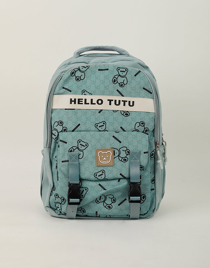 Printed Shoulder School Bag