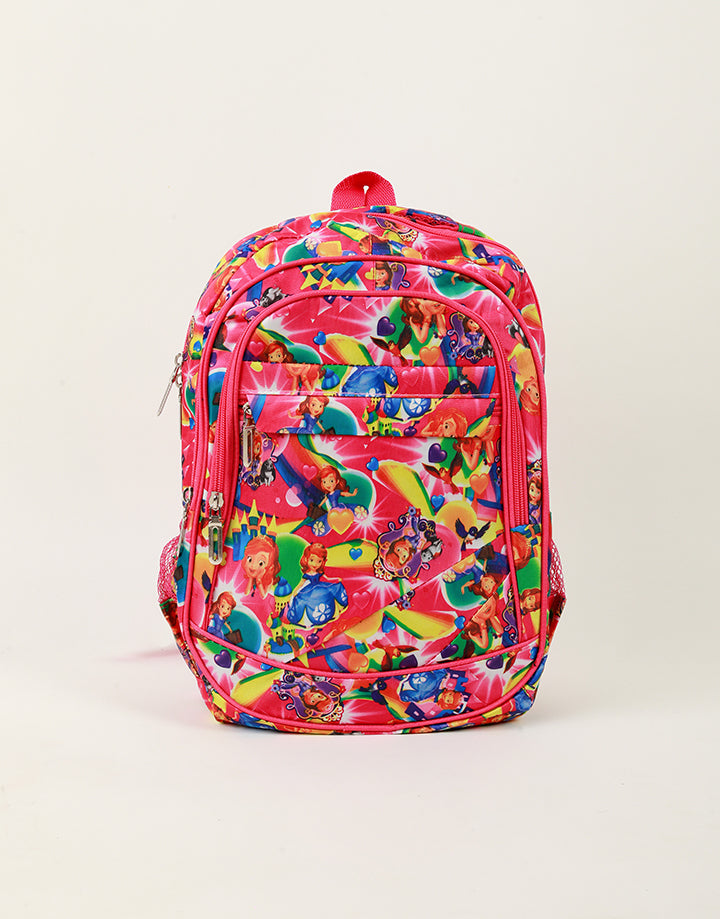 Printed Shoulder School Bag