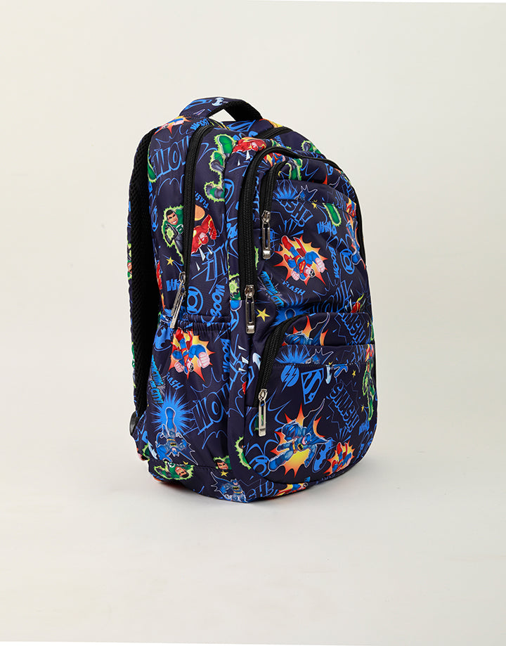 Printed Shoulder School Bag