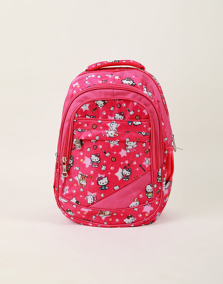 Printed Shoulder School Bag