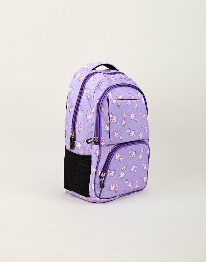 Printed Shoulder School Bag