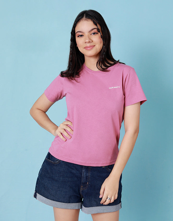 Round Neck T-Shirt with Short Sleeves