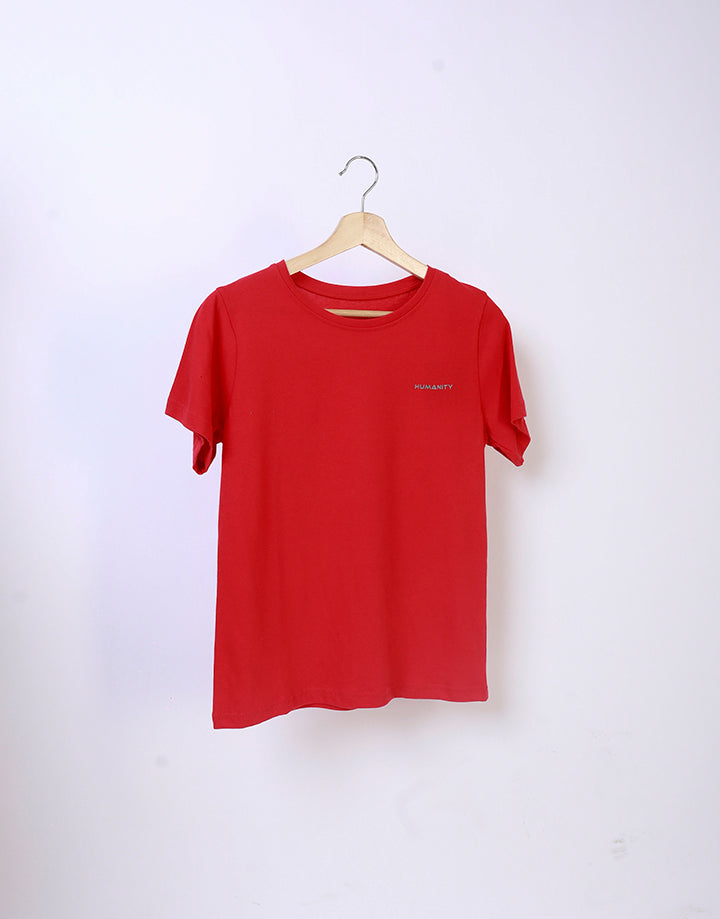 Round Neck T-Shirt with Short Sleeves