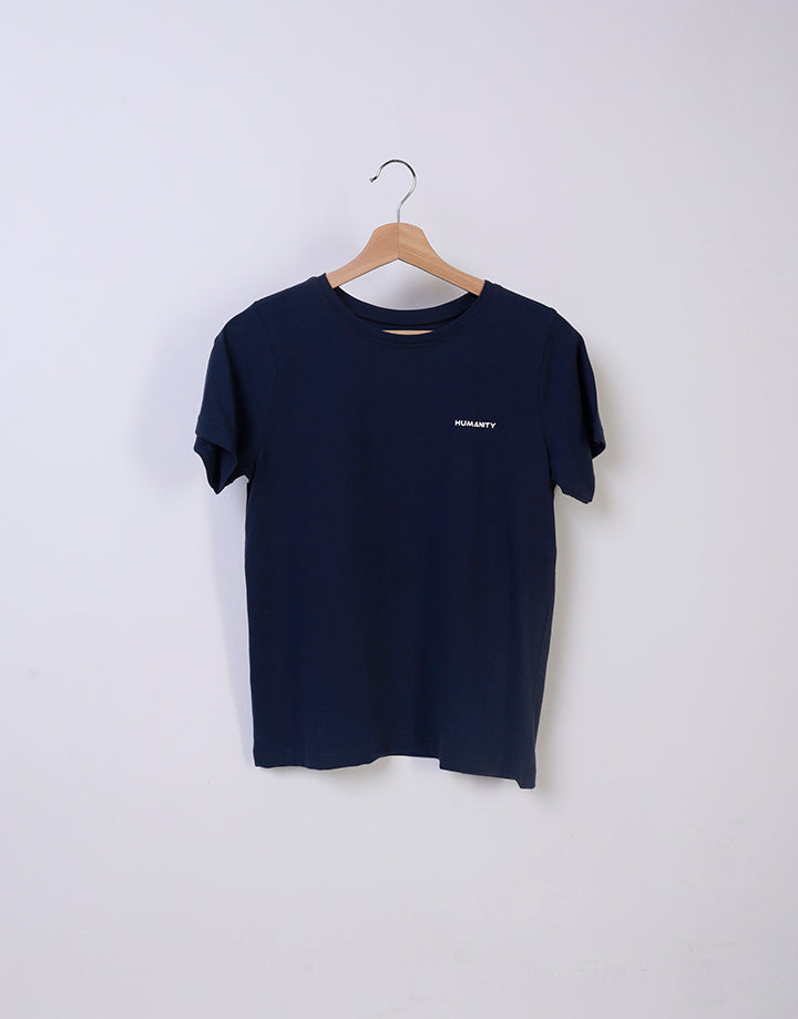 Round Neck T-Shirt with Short Sleeves