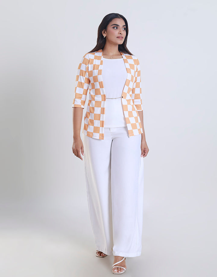 3/4 Sleeves Top with Inner Tube
