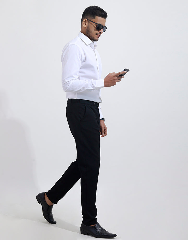 PERRI ALLEN Executive – Slim Fit Plain Shirt