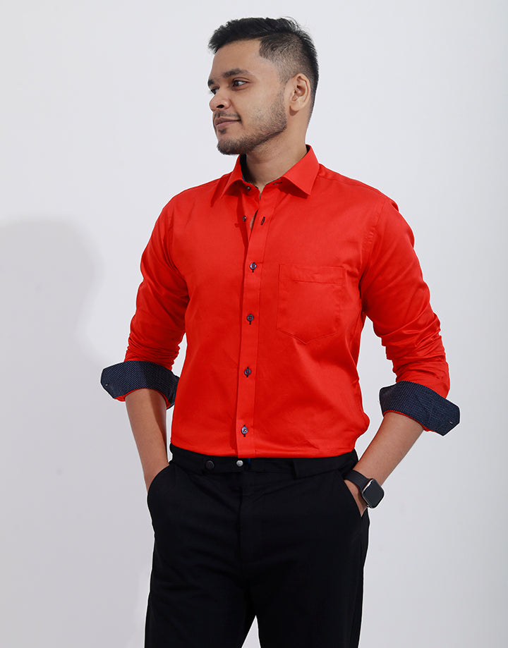 DENZO Executive Shirt - RED