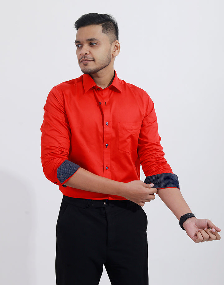 DENZO Executive Shirt - RED