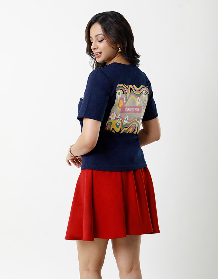 Front and Back Screen Print T-Shirt