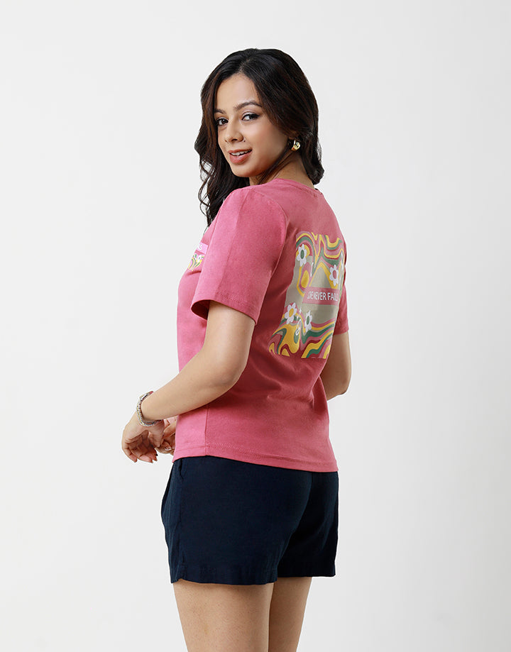 Front and Back Screen Print T-Shirt