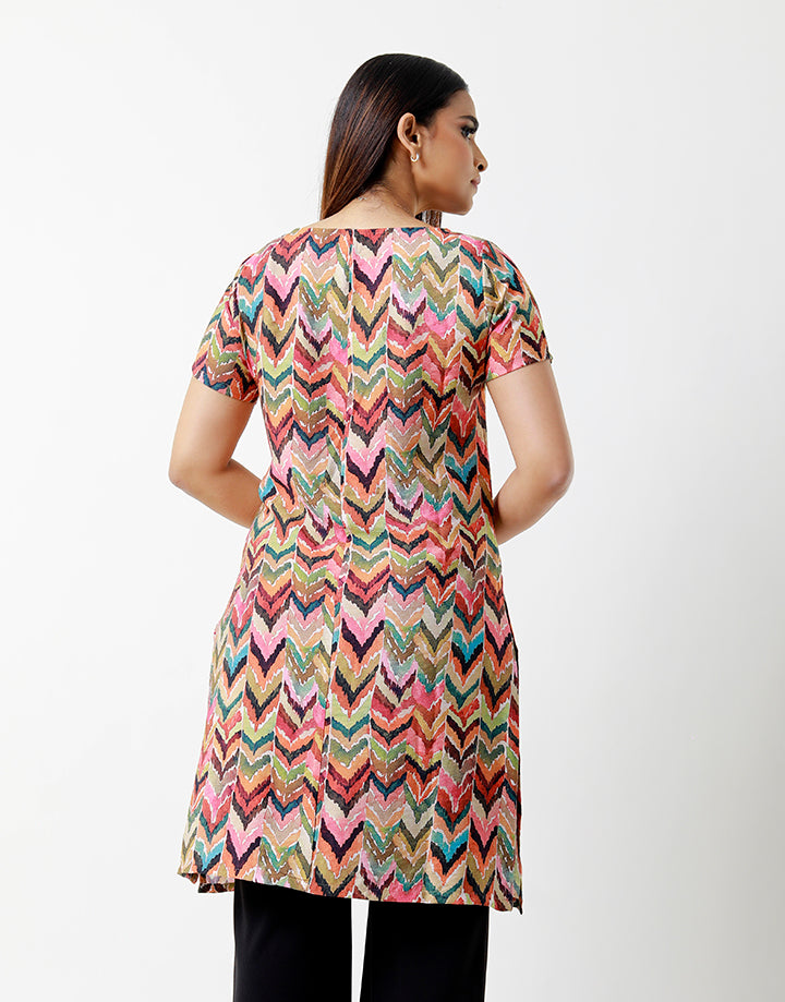 Round Neck with Short Sleeve Kurta