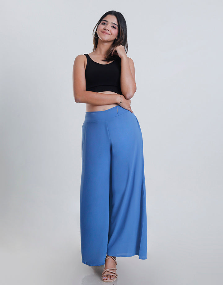 Plain Plazzo Pant with Lining