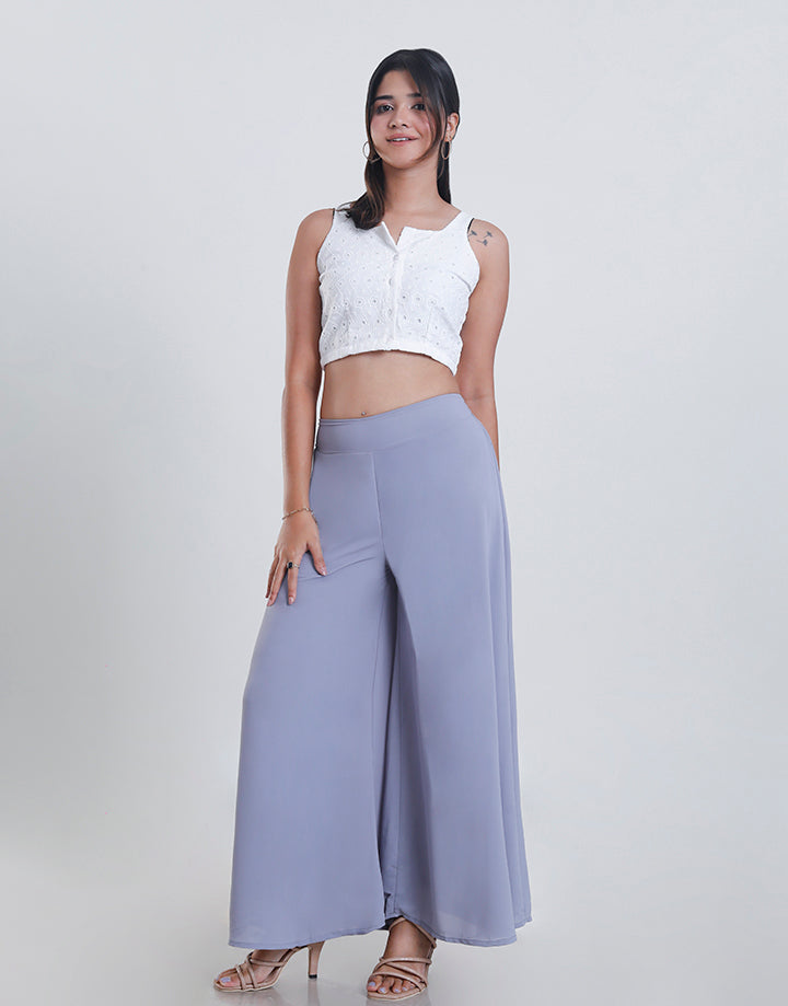 Plain Plazzo Pant with Lining