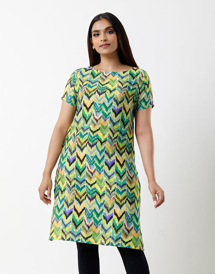 Round Neck with Short Sleeve Kurta