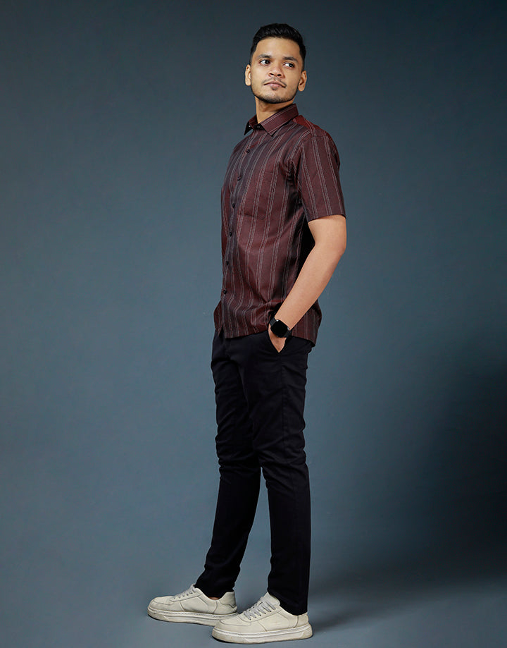 DENZO Mens Short Sleeve Shirt