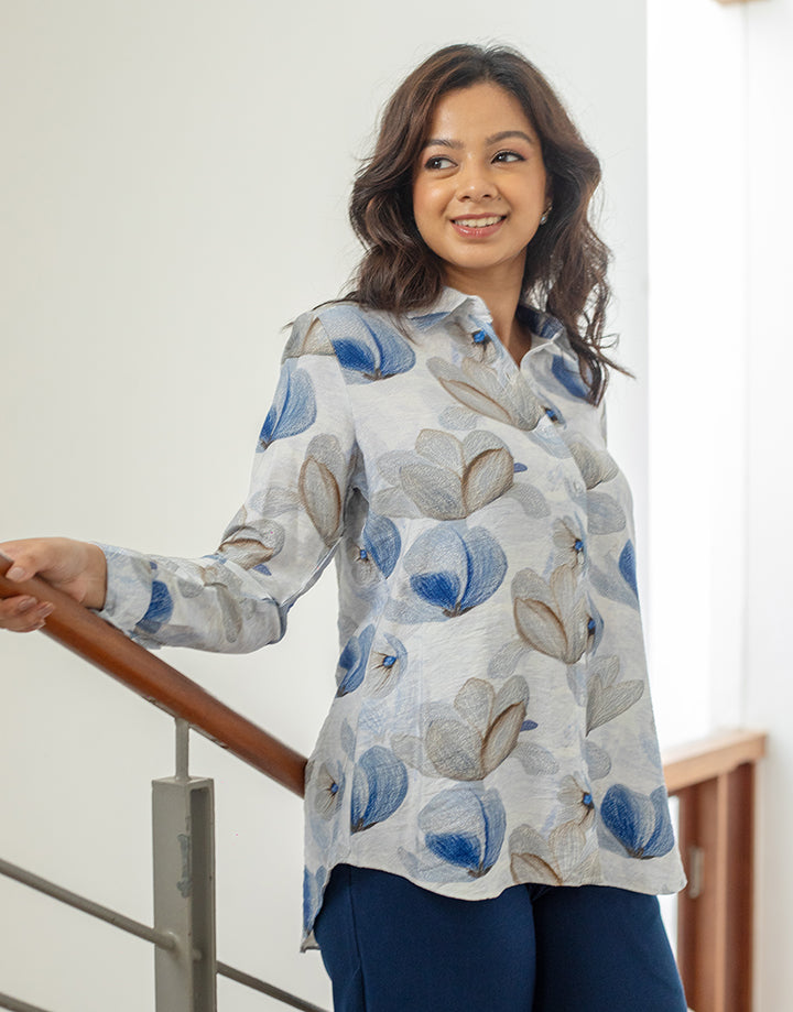 Long Sleeves Shirt Blouse
